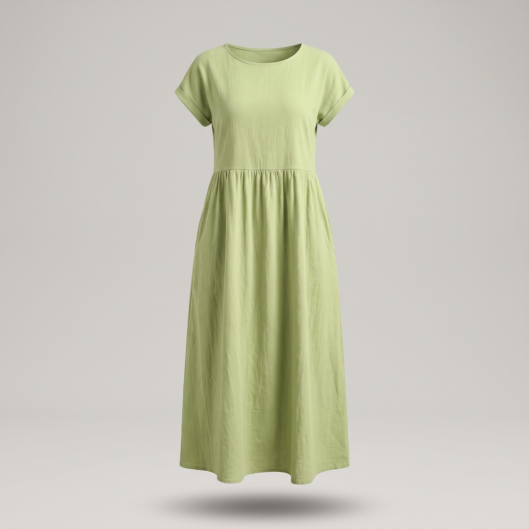 AVA LUXE FLUID MIDI DRESS