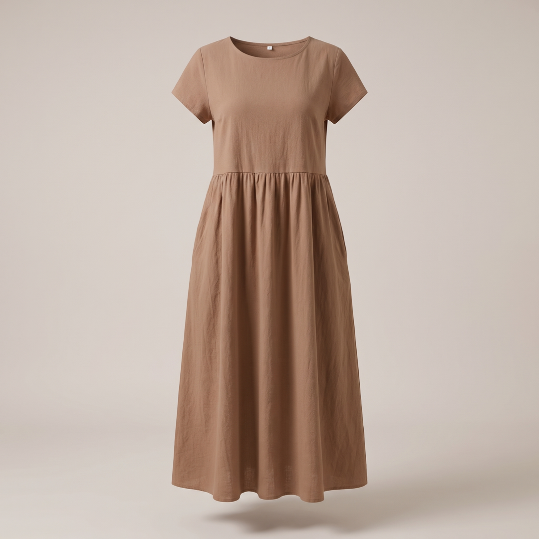 AVA LUXE FLUID MIDI DRESS