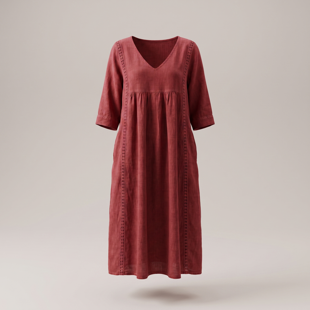 DAISY LACE TRIM DRESS