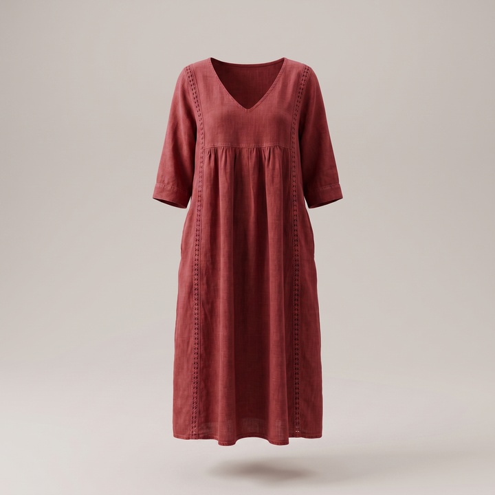DAISY LACE TRIM DRESS