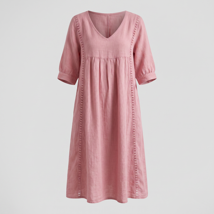 DAISY LACE TRIM DRESS