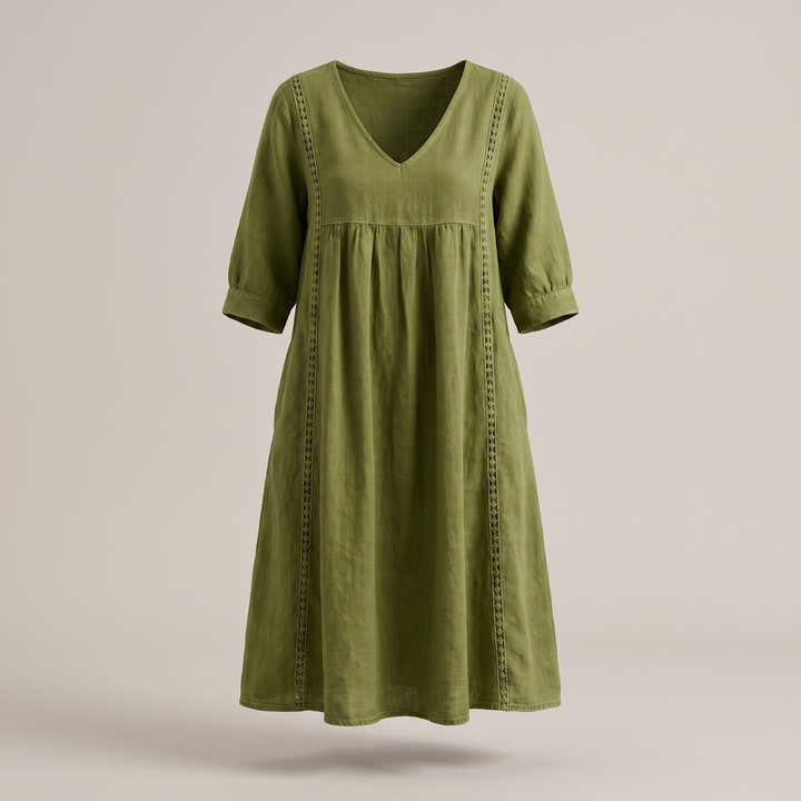 DAISY LACE TRIM DRESS