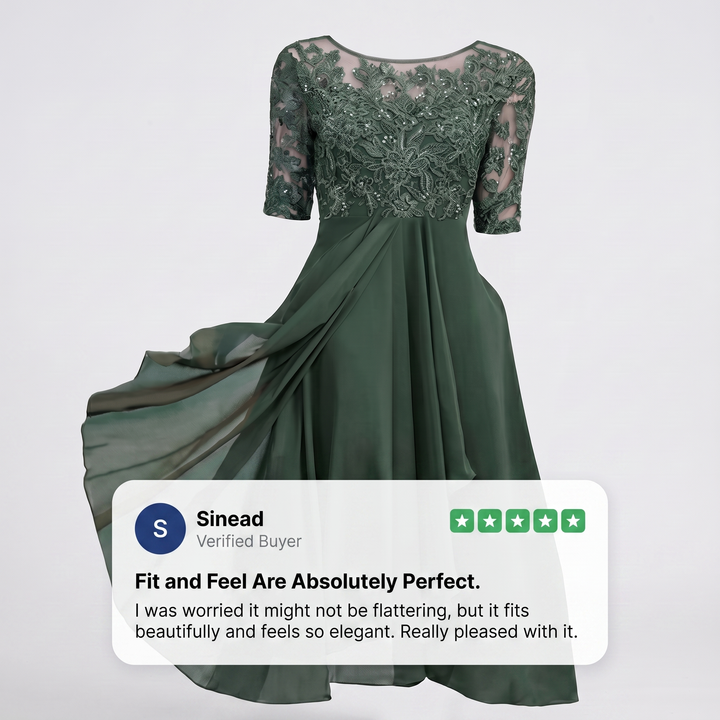 ELARA SOFT FLOW CHIFFON DRESS
