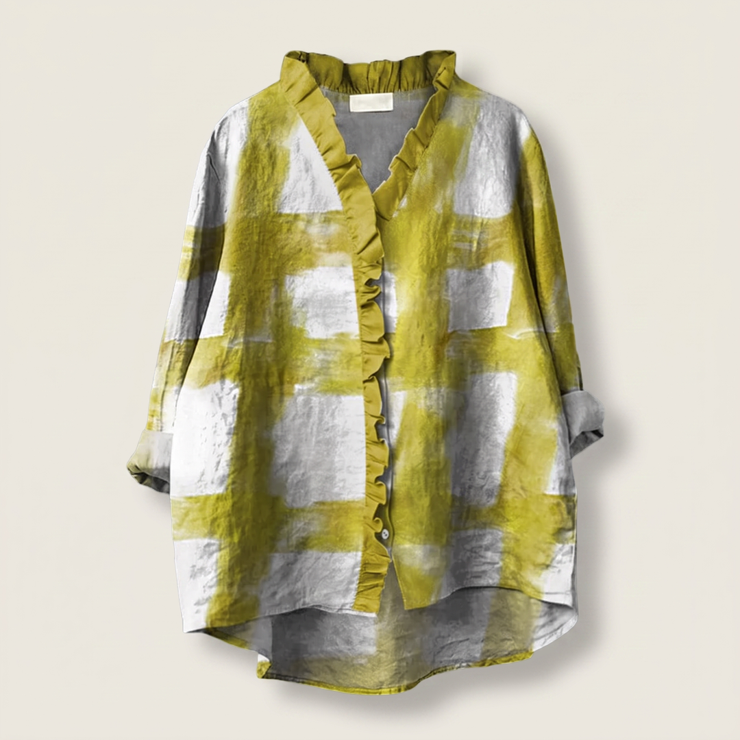 ELODIE SUMMER LINEN TOP