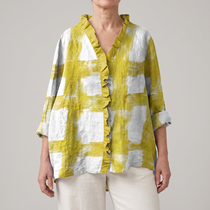 ELODIE SUMMER LINEN TOP