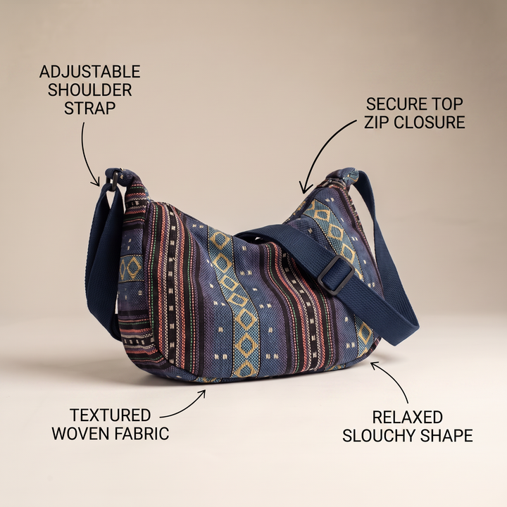 LA BOHEME PATTERNED CROSSBODY BAG