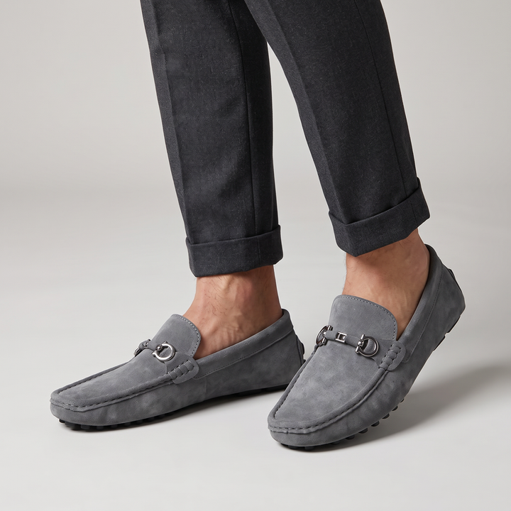 MONACO SUEDE LOAFERS