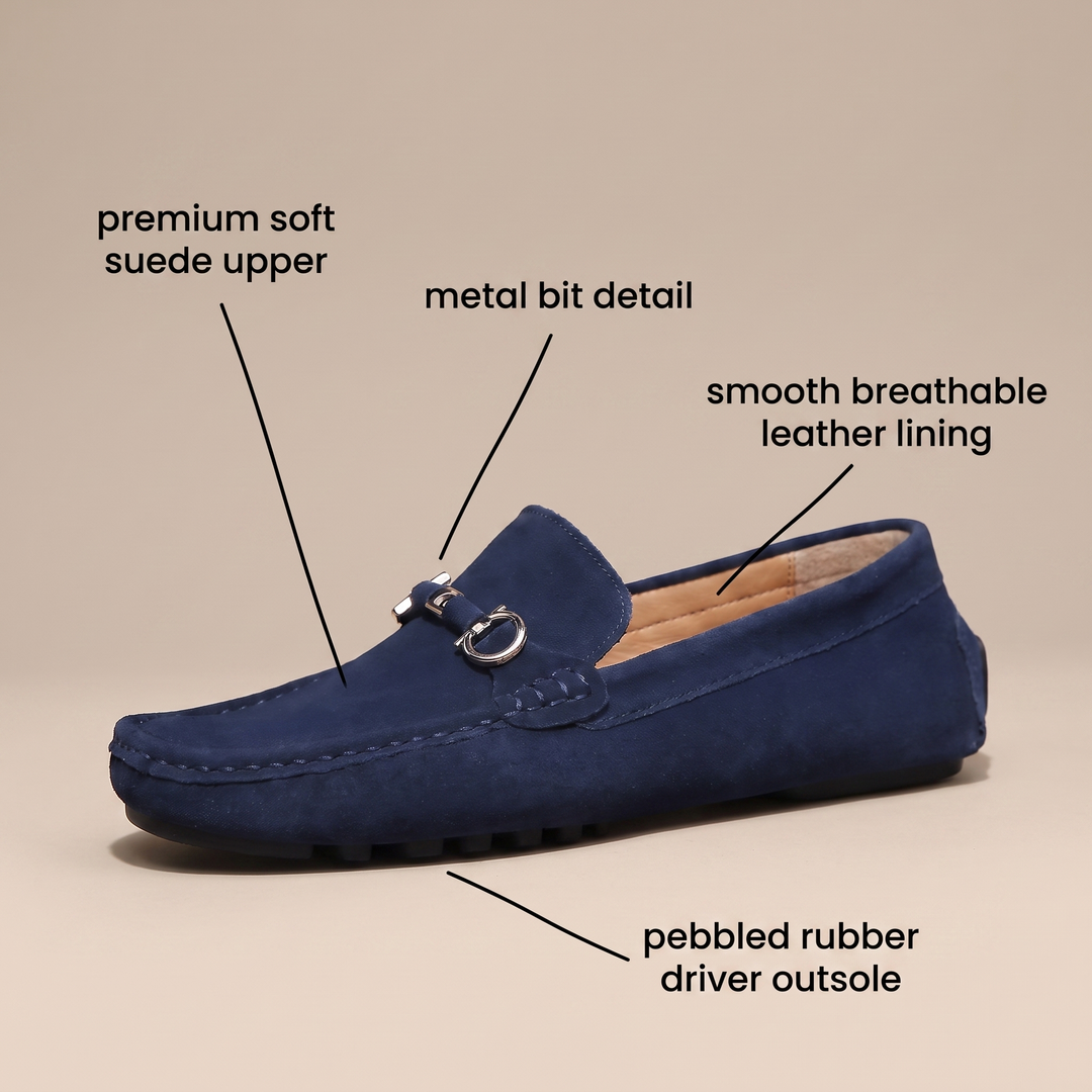 MONACO SUEDE LOAFERS