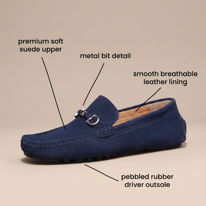 MONACO SUEDE LOAFERS