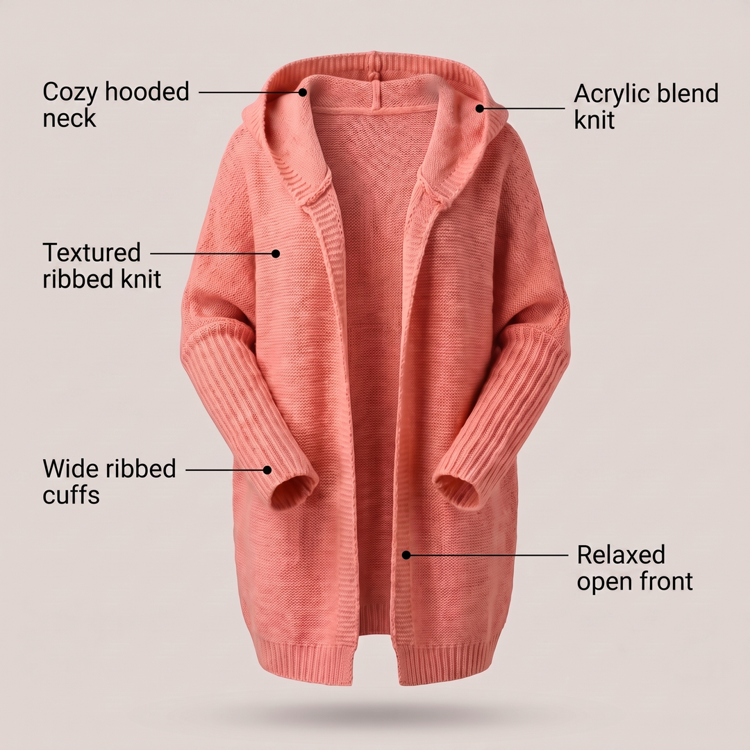 VALENTINA ROSSI LOOSE KNIT CARDIGAN