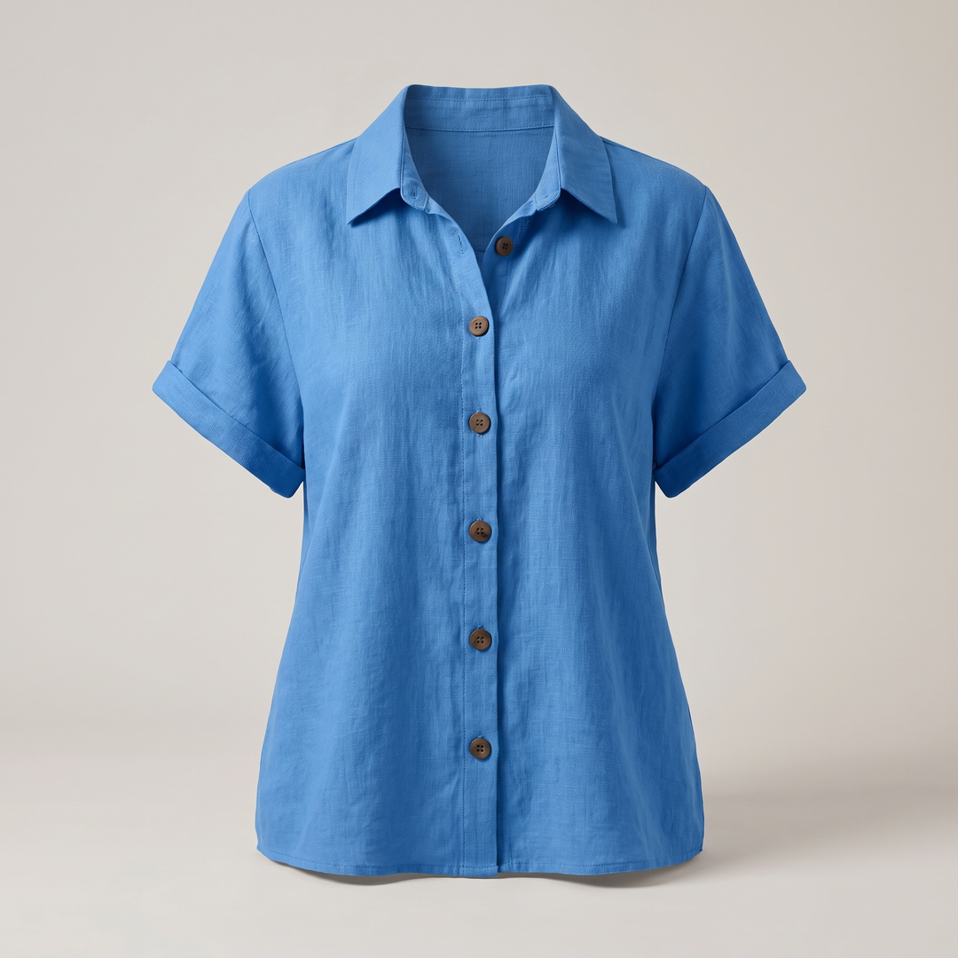 ZARA BUTTON FRONT BLOUSE