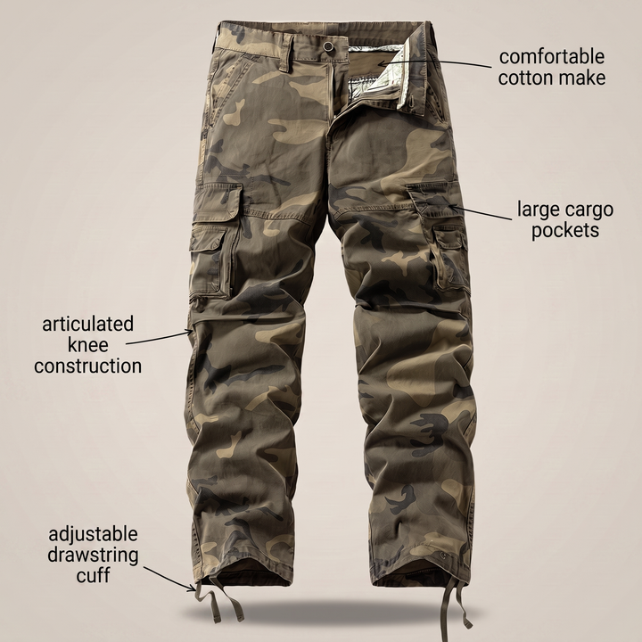 ZAYNE UTILITY CARGO TROUSERS