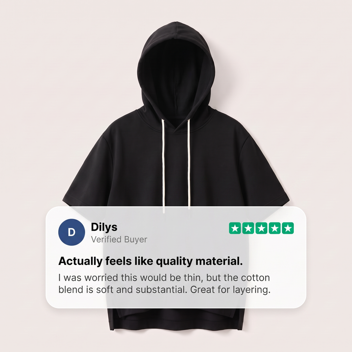 ALISON SHORT SLEEVE HOODIE