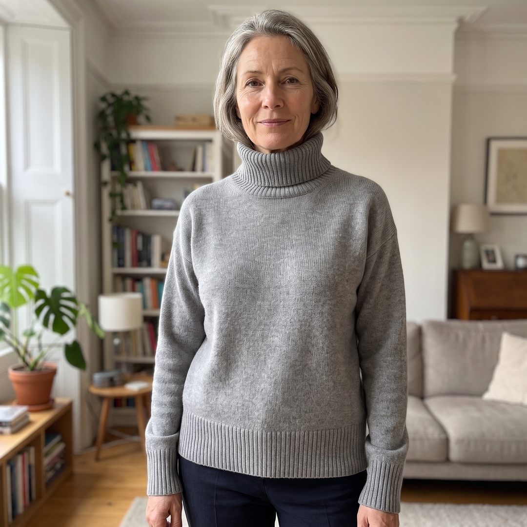 AURORA CASHMERE TURTLENECK SWEATER