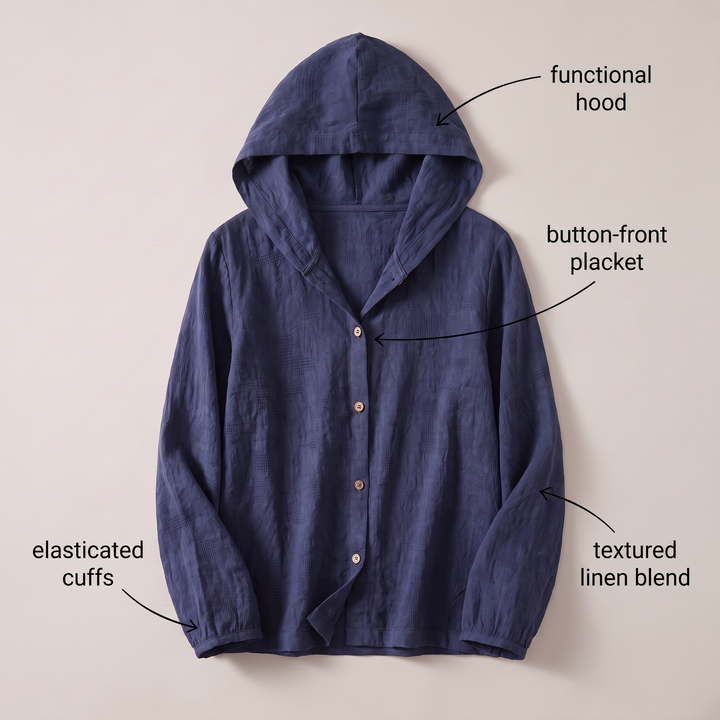 MIRI LINEN HOODIE