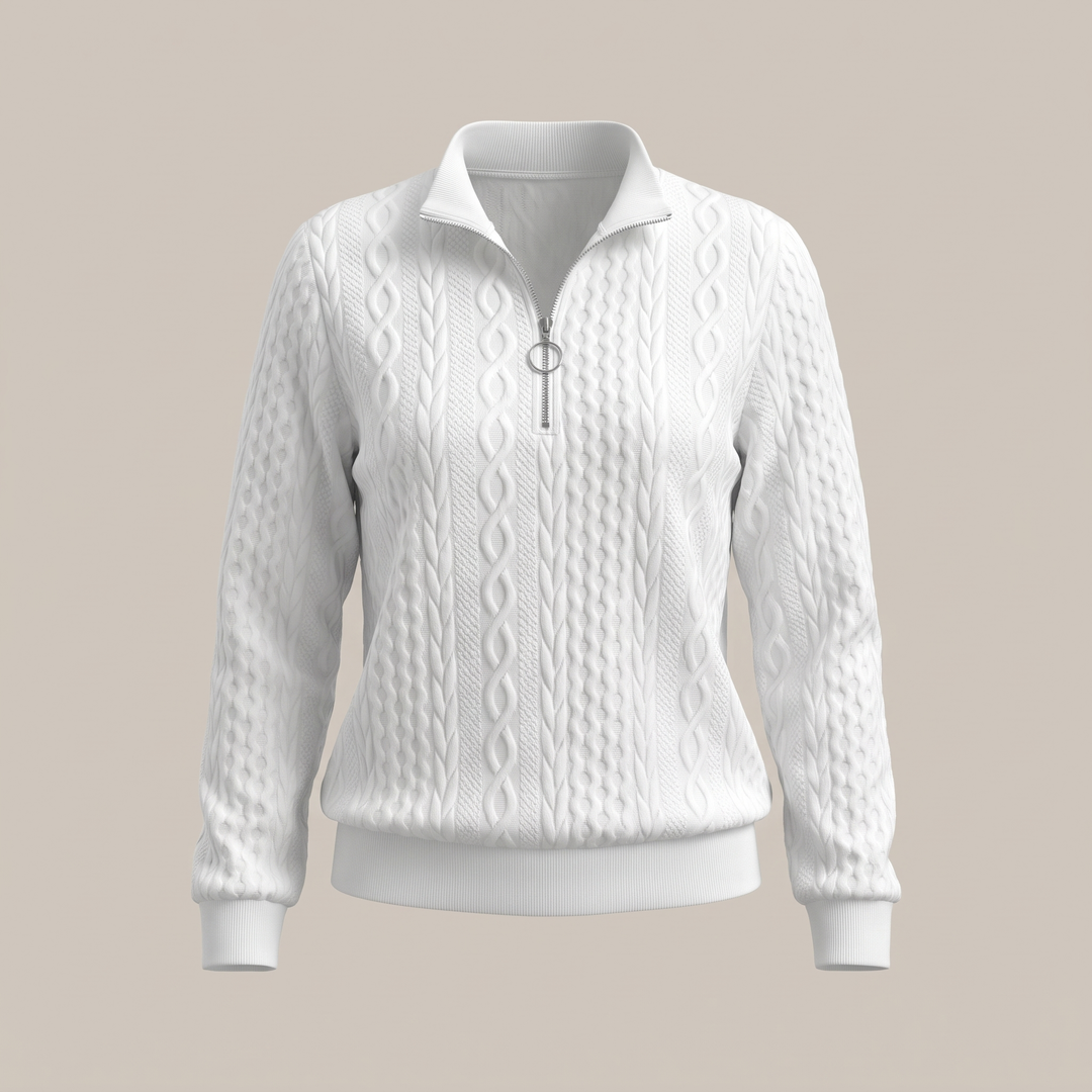AMY SWEATER WITH ZIPPER