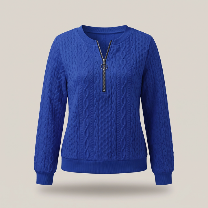 AMY SWEATER WITH ZIPPER