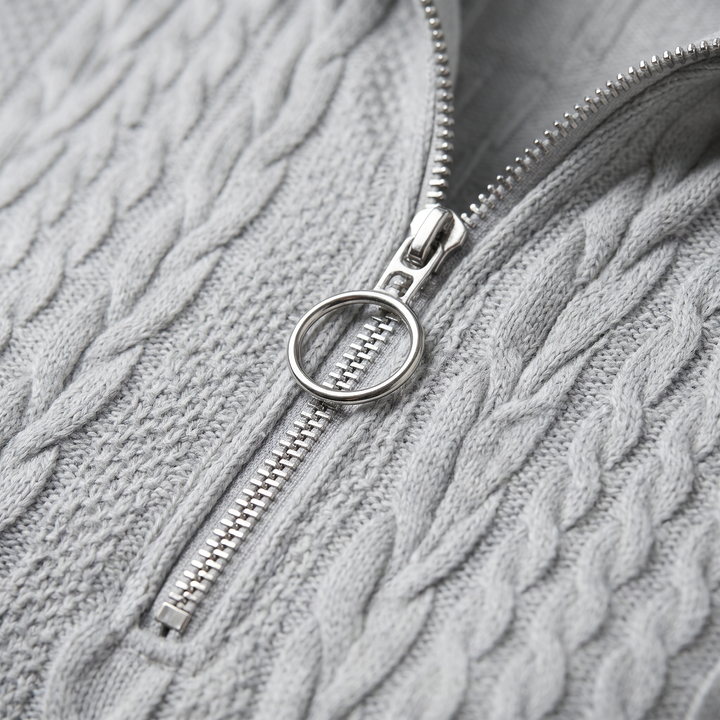 AMY SWEATER WITH ZIPPER
