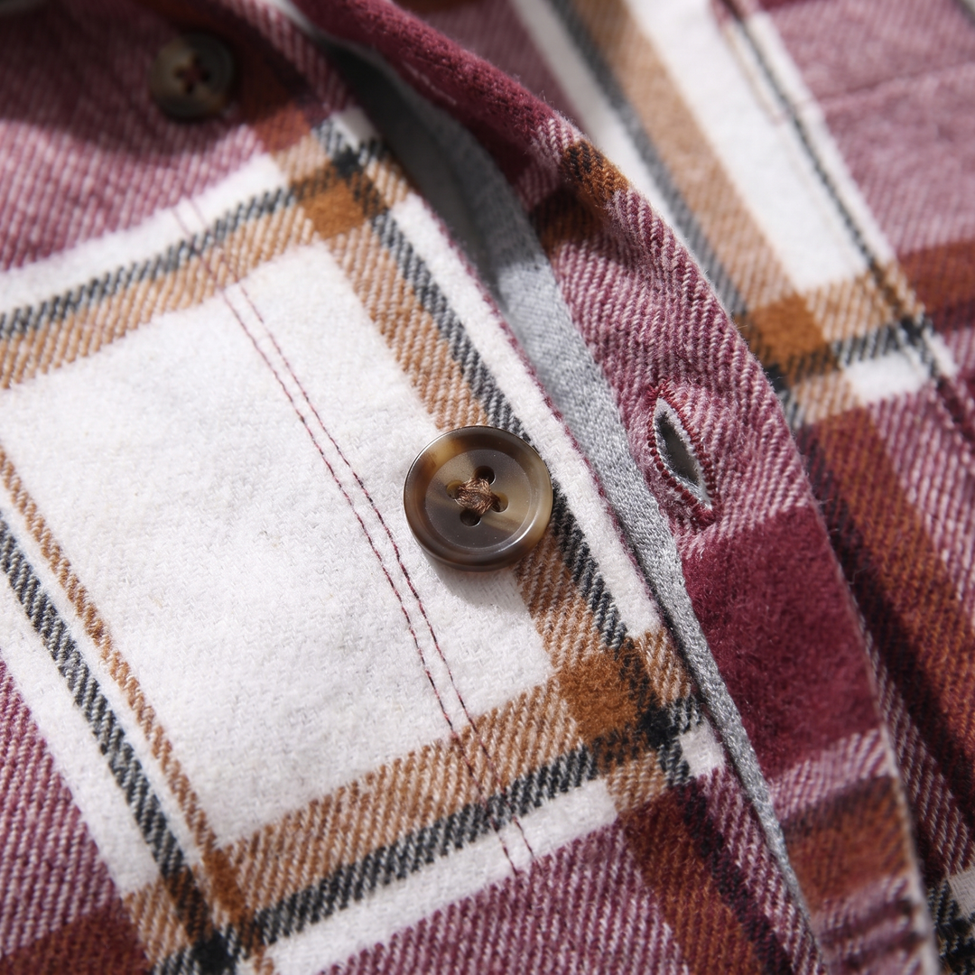 HIGHLAND PLAID HOODED COAT