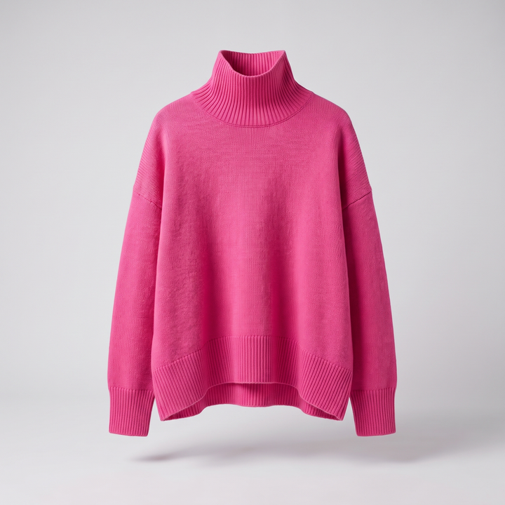 ARIA OVERSIZED TURTLENECK SWEATER
