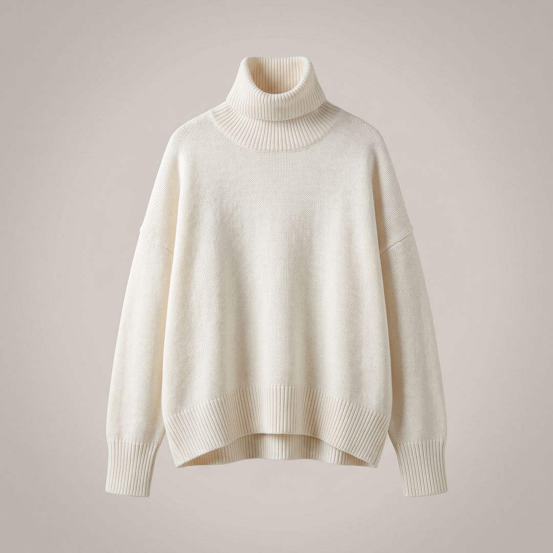 ARIA OVERSIZED TURTLENECK SWEATER
