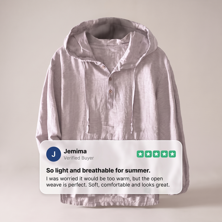 ANDORA LINEN HOODIE