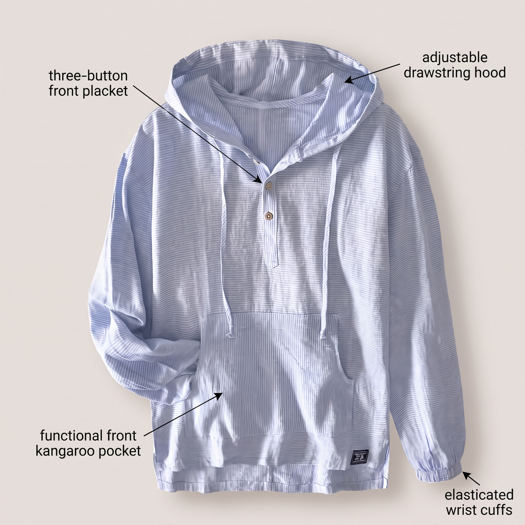 ANDORA LINEN HOODIE