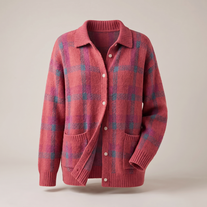 VIVIENNE RETRO CHECK SWEATER
