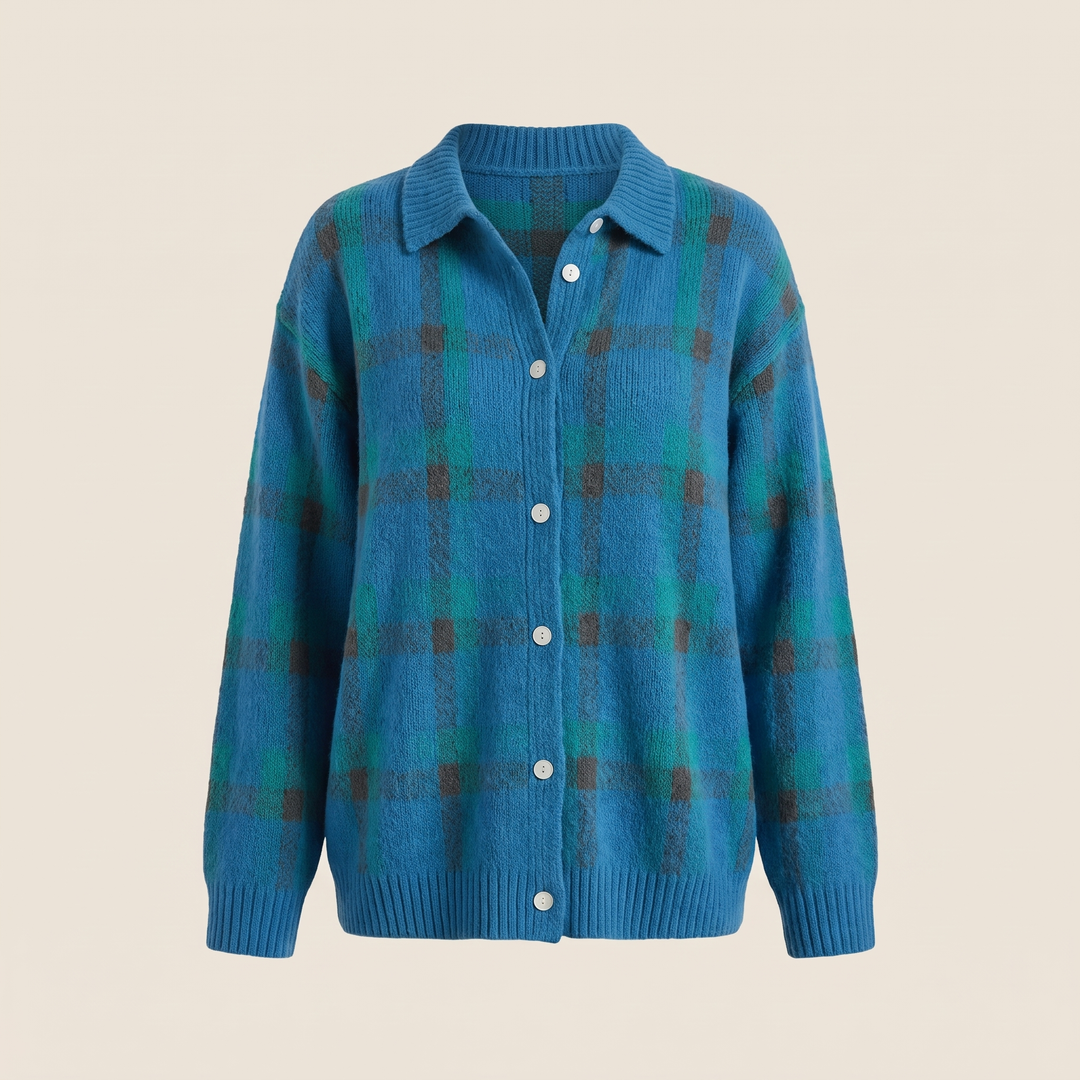 VIVIENNE RETRO CHECK SWEATER