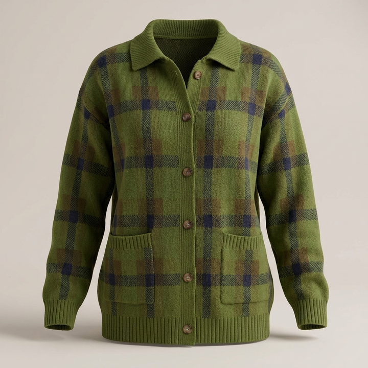 VIVIENNE RETRO CHECK SWEATER