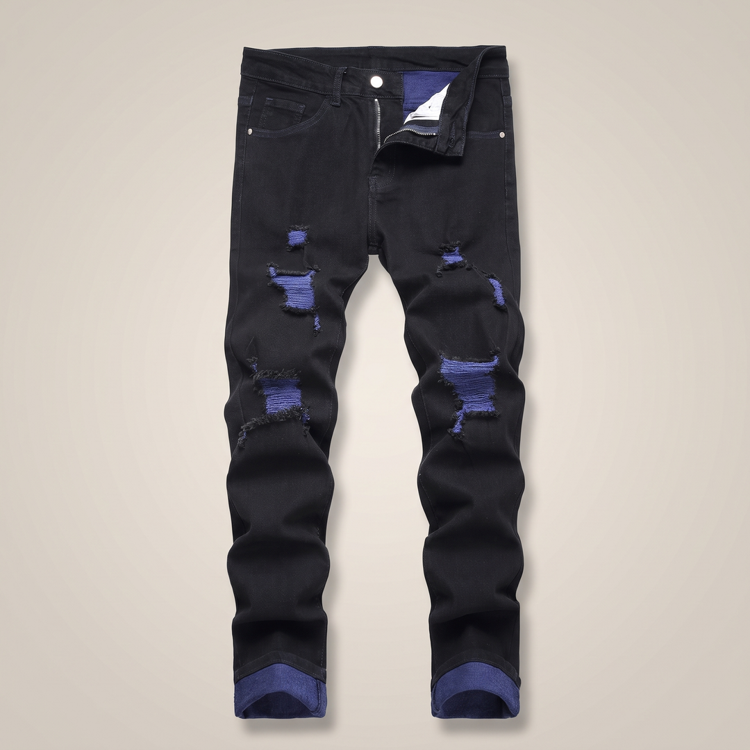 BECKETT FLEX DISTRESSED JEANS