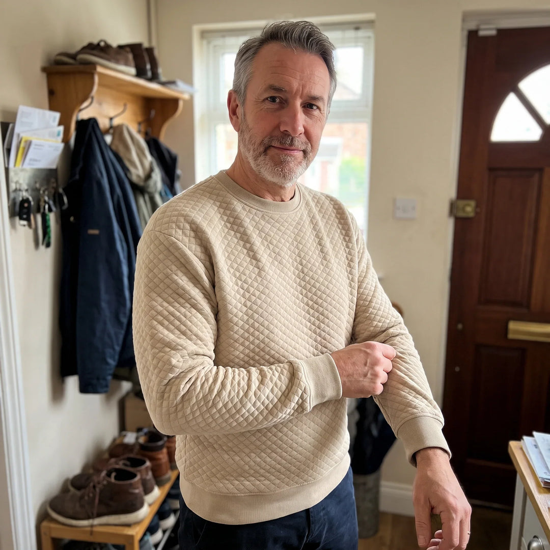 CEDRIC MODERN SQUARE-NECK JUMPER