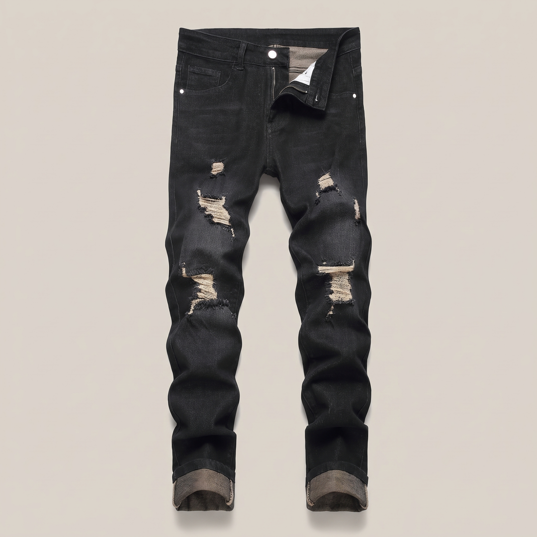 BECKETT FLEX DISTRESSED JEANS