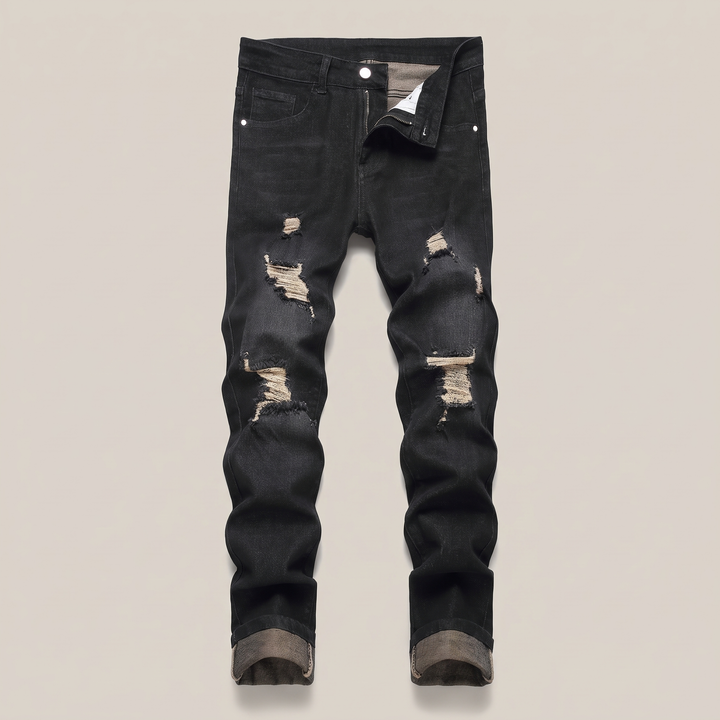BECKETT FLEX DISTRESSED JEANS