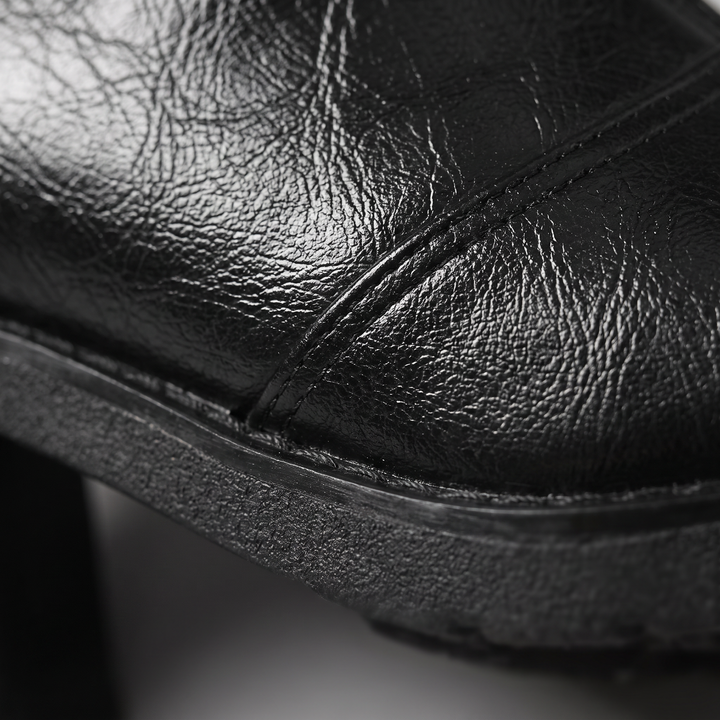 WHITNEY LEATHER ANKLE BOOTS