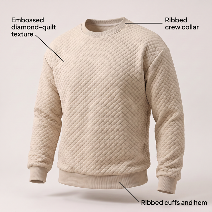 CEDRIC MODERN SQUARE-NECK JUMPER