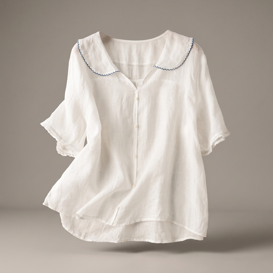ADÈLE LINEN BLOUSE