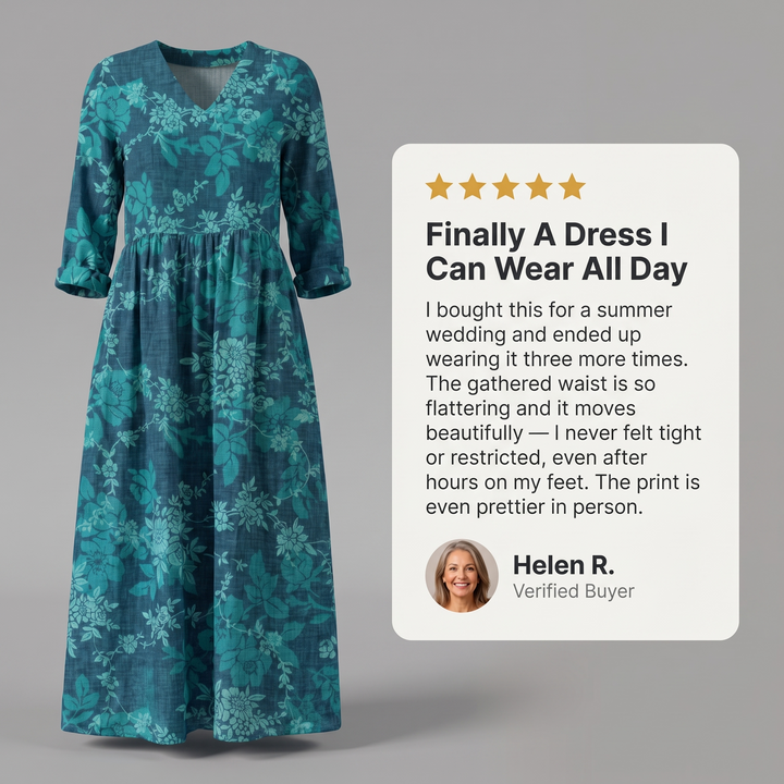 ALINA BLOSSOM MIDI DRESS