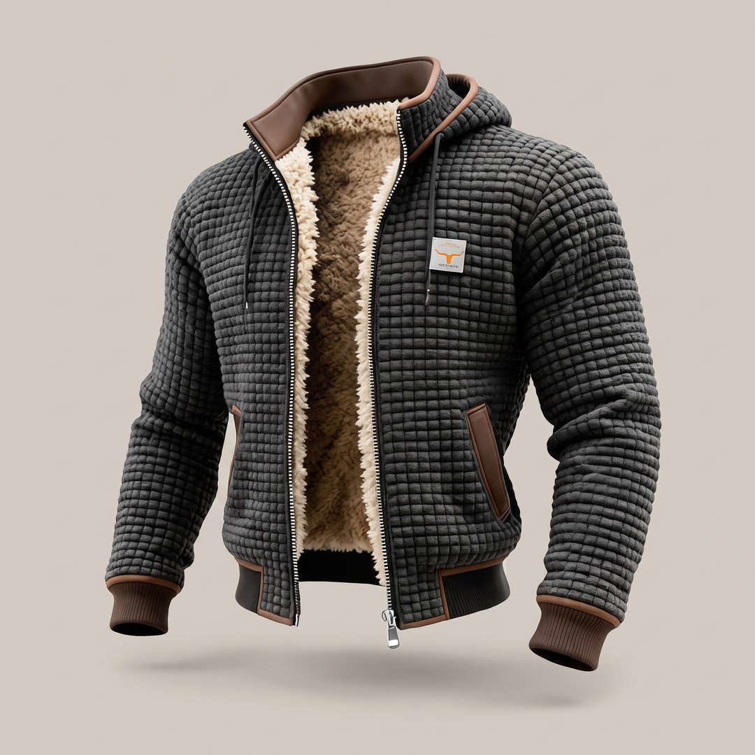 ARDEN LINED QUILTED FLEECE JACKET