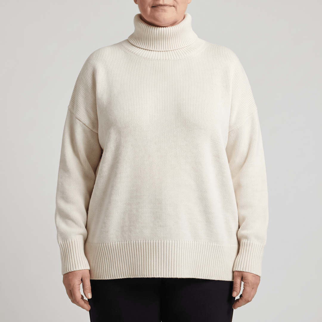 ARIA OVERSIZED TURTLENECK SWEATER - Avenelle London