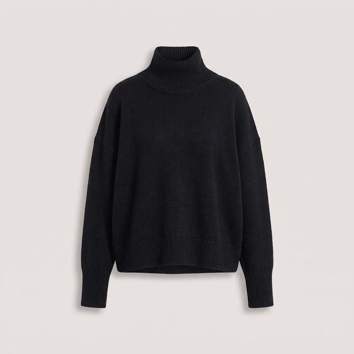 ARIA OVERSIZED TURTLENECK SWEATER - Avenelle London