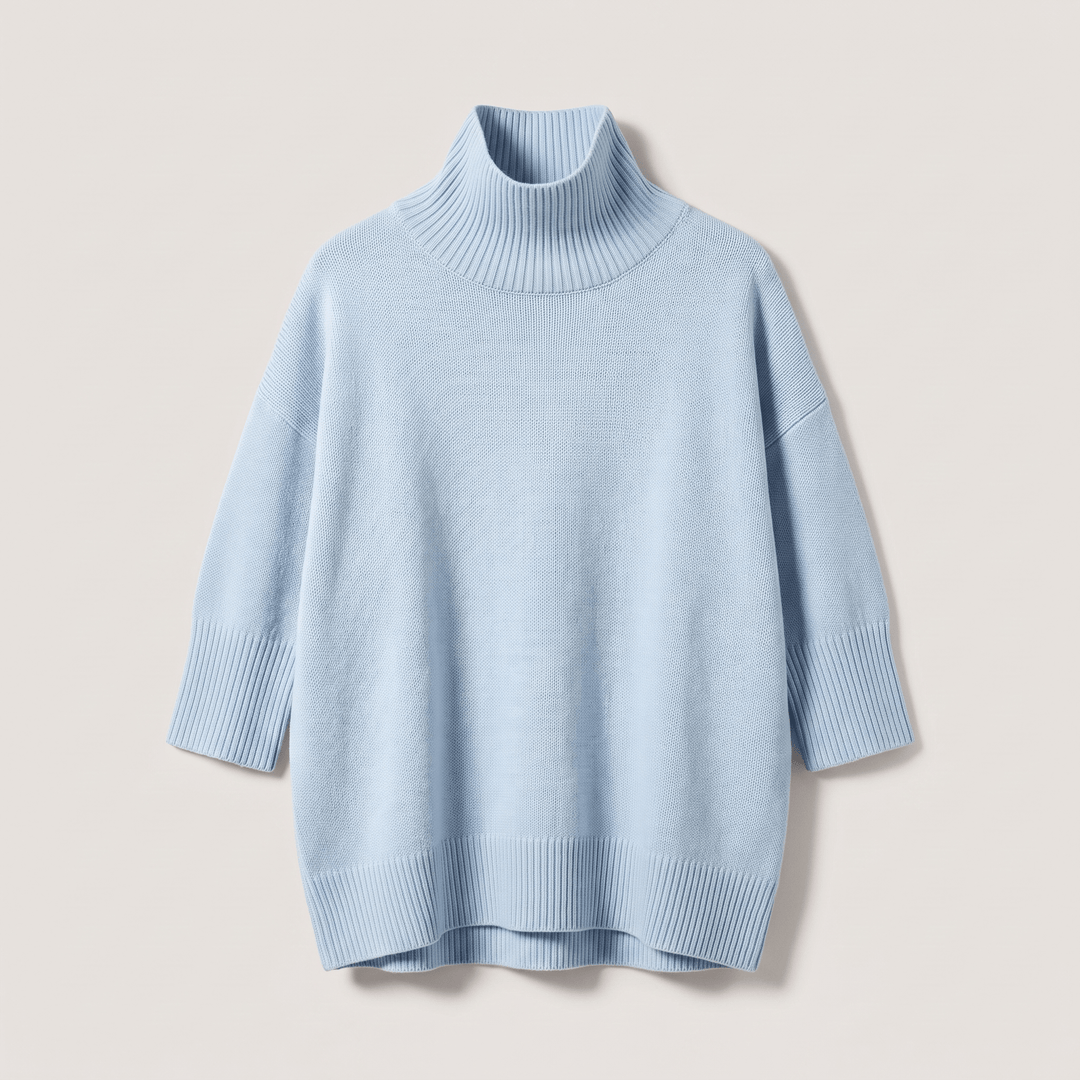 ARIA OVERSIZED TURTLENECK SWEATER - Avenelle London