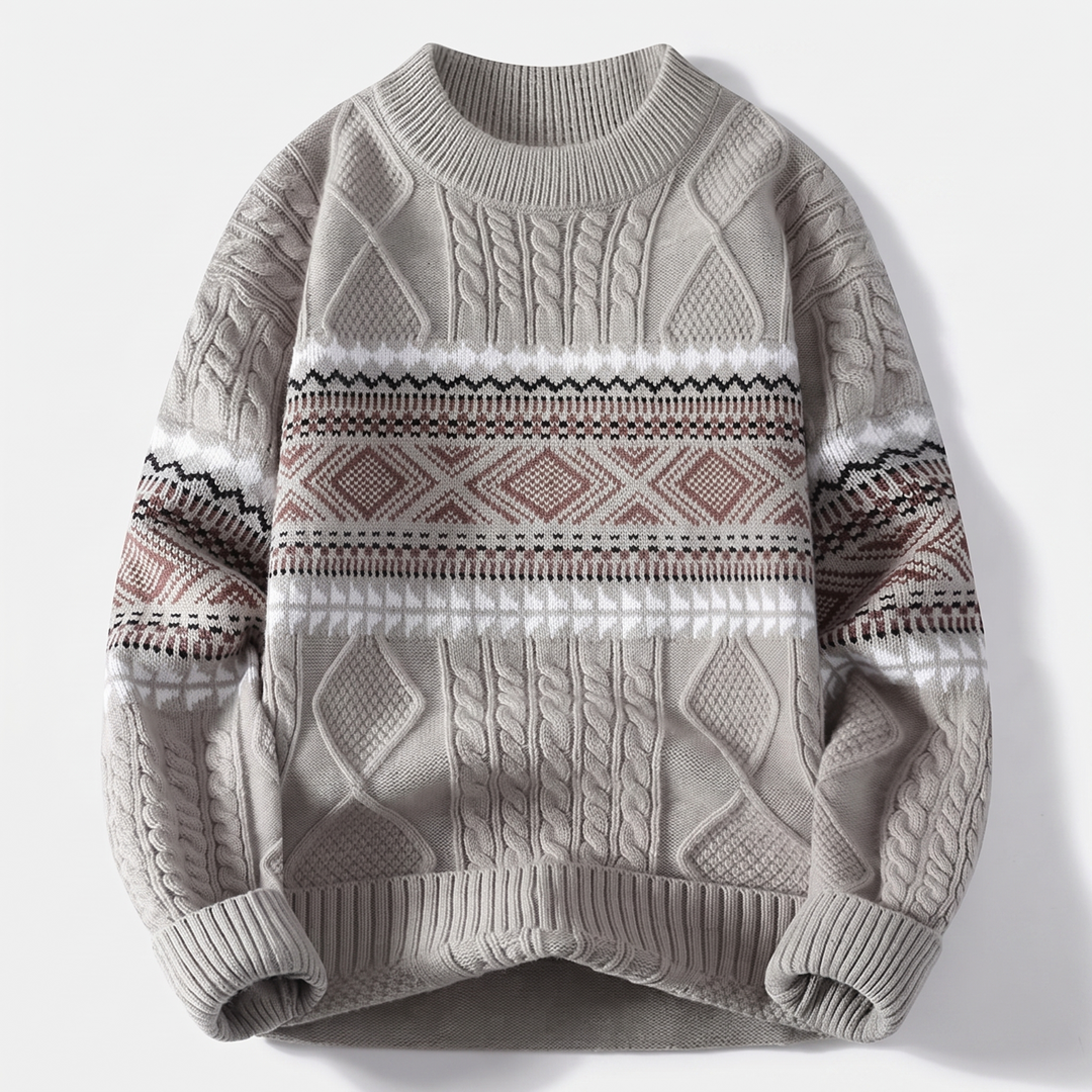 ARVID NORDIC KNIT SWEATER