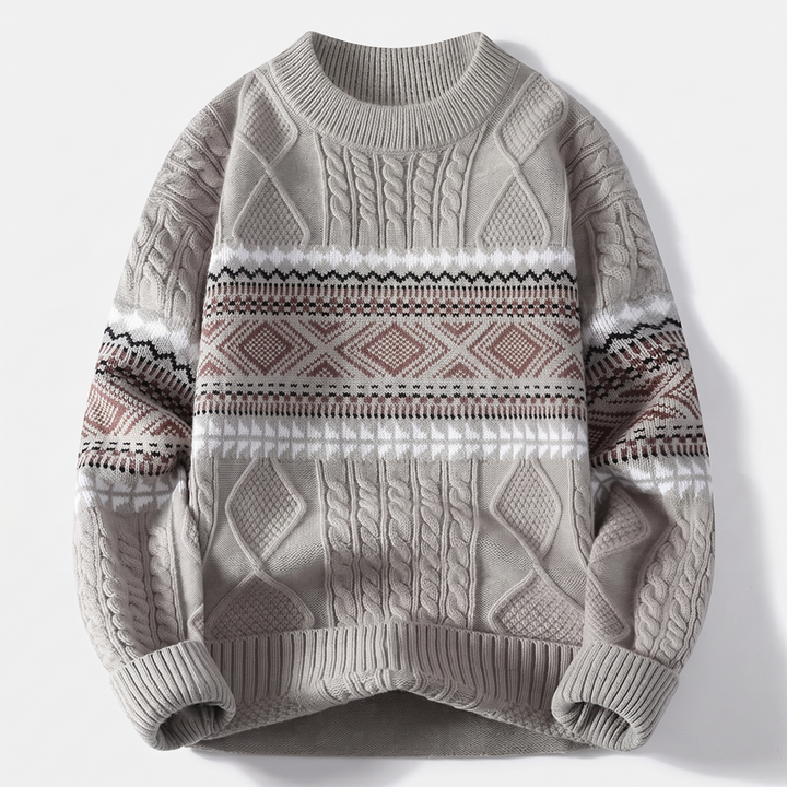 ARVID NORDIC KNIT SWEATER