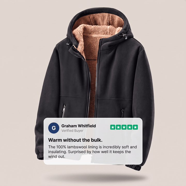 ASHTON BLAKE LAMBSWOOL JACKET - Avenelle London
