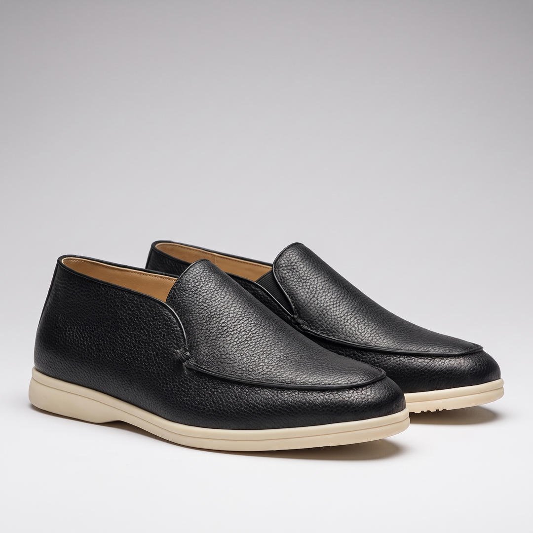 AUREX LEATHER LOAFERS
