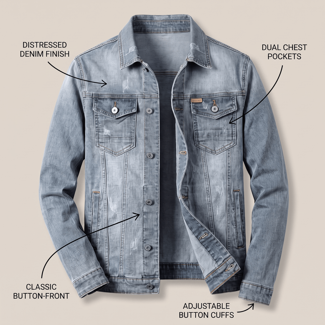 BILLY DENIM JACKET - Avenelle London