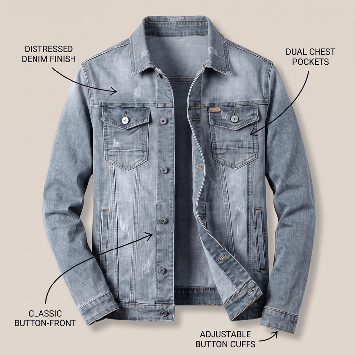 BILLY DENIM JACKET - Avenelle London