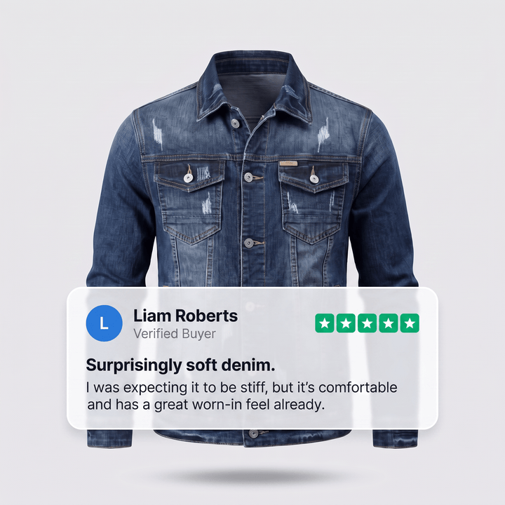 BILLY DENIM JACKET - Avenelle London