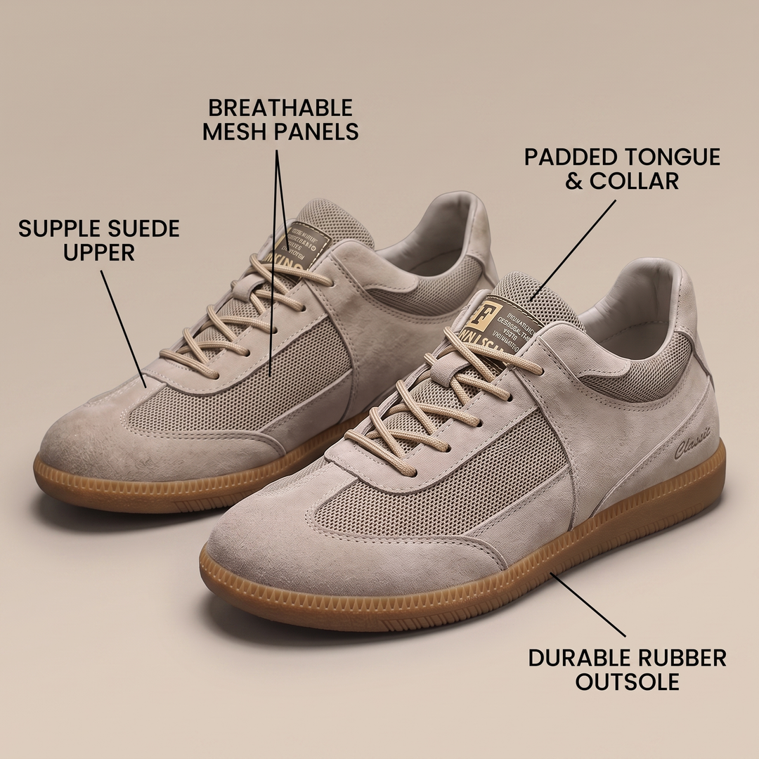 CALVINO GENUINE LEATHER SNEAKER